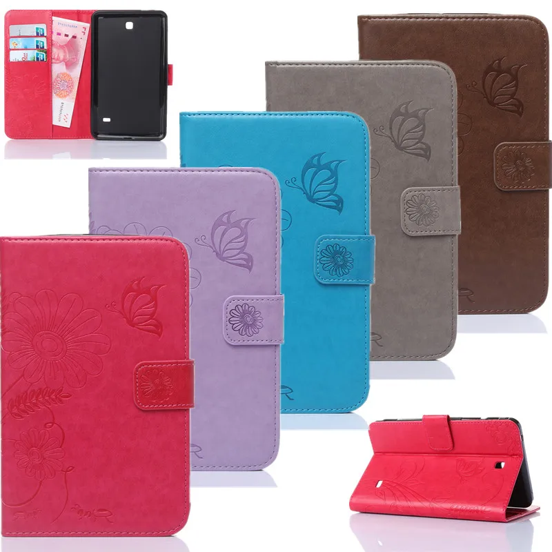 Новинка хит продаж Модный чехол из искусственной кожи с бабочкой откидной