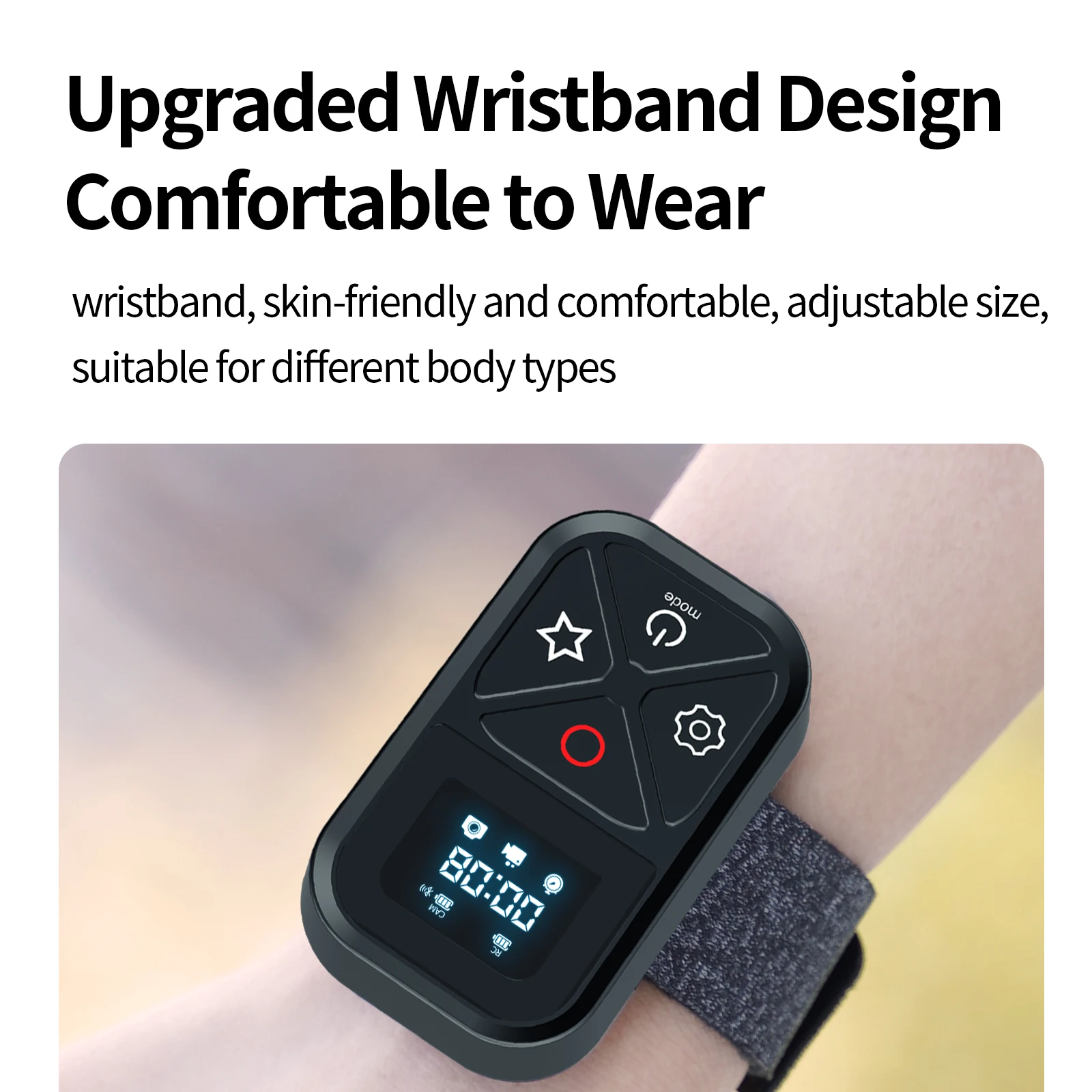 TELESIN T10 Новый 80 м Bluetooth пульт дистанционного управления для GOPRO 9 8 MAX