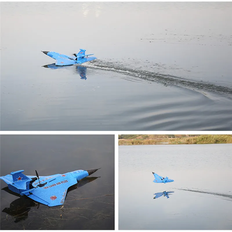 HLK-31 630 мм размах крыльев EPP Sea-Land-Air 3 в 1 plus Электрический радиоуправляемый самолет