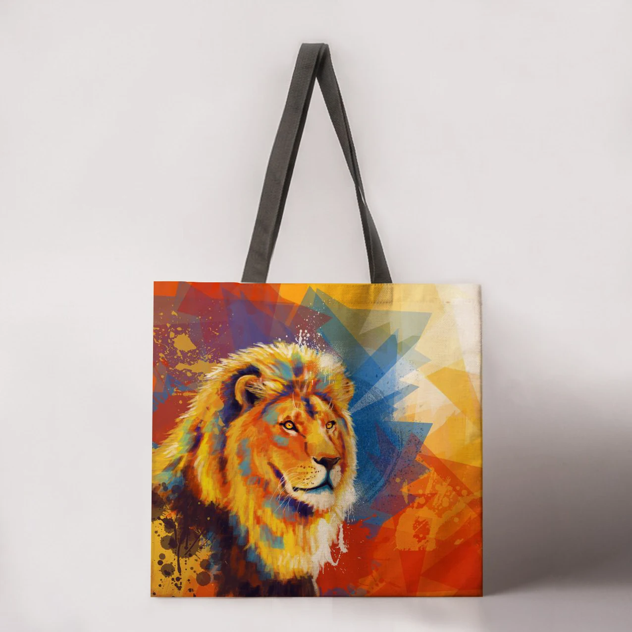 

Personalized color cat print handbag designer durable shopping travel sports bag ladies casual handbag tote bag