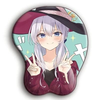 fffas 3d sexy mouse pad mat fashion gamer wrist rest mousepad gaming tapete pad elaina anime for pc latop notebook