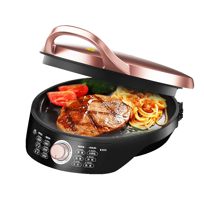 Non-stick Electric Crepe Maker Aluminum Pan Frying Stove with Dual Temperature Adjustable Control LED Indicator | Бытовая техника