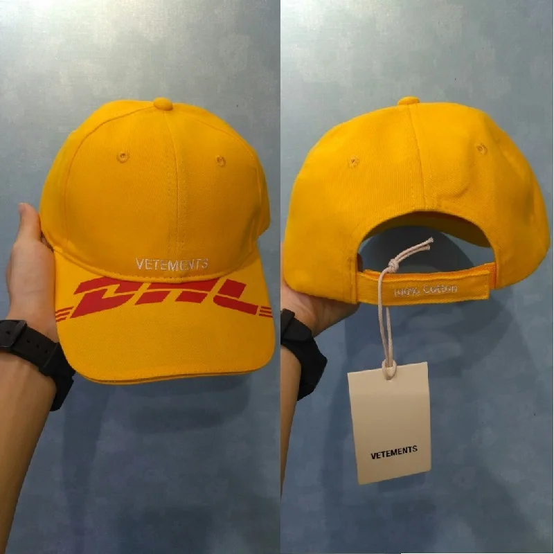 

20SS Vetements DHL Baseball Caps Men Women Embroidery Visor Dad Hats Hip Hop Vetements Baseball DHL Cap