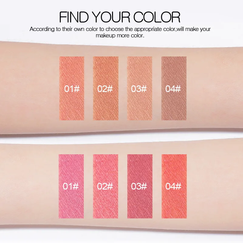 8 цветов фирменный макияж Румяна для лица пудра румяна прессованная основа с