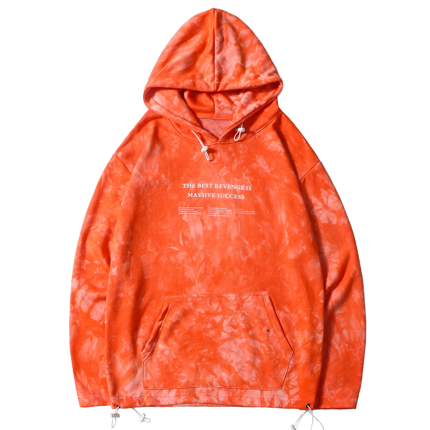 Мужская хлопковая толстовка с капюшоном Повседневный пуловер принтом в стиле