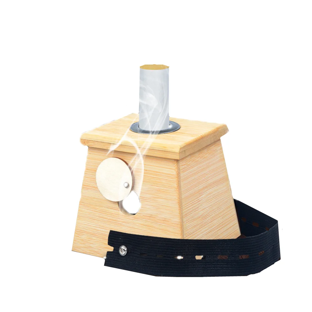 Бамбуковая коробка для мокса с одним/двойным/шестью отверстиями держатель моксы