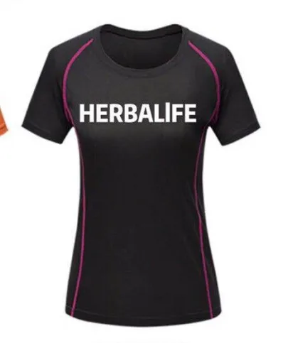 Herbalife одежда с коротким рукавом 2020 быстросохнущая Новая Мужская и Женская Летняя