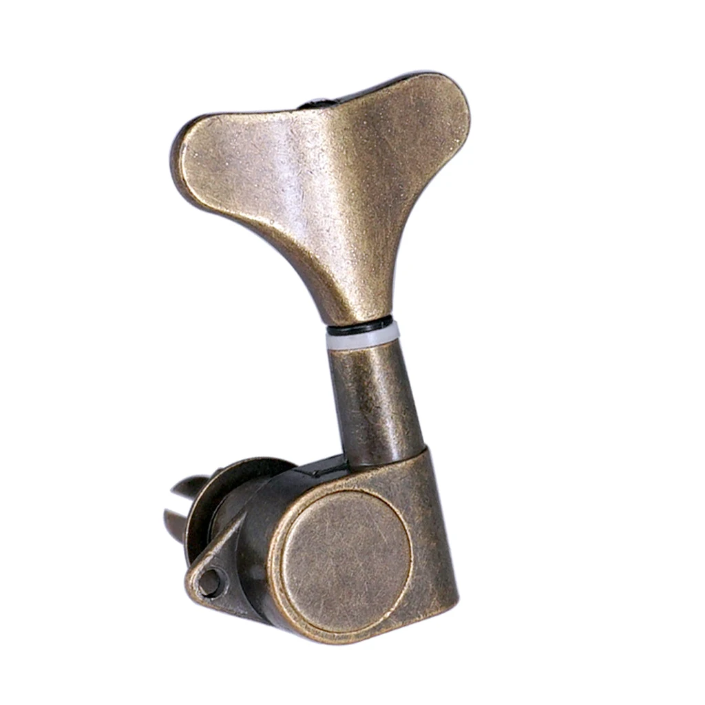 

Гитарные тюнеры шнурок и пуговицы, бас-Гитарные тюнеры с машинной головкой 4L, бронзовые