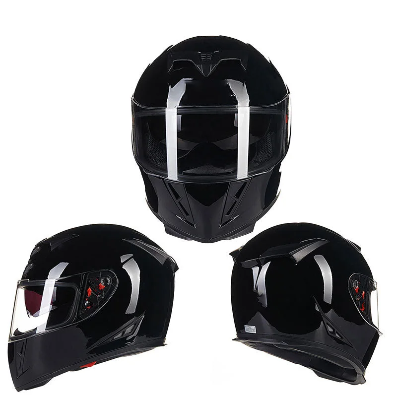 Мотоциклетный шлем GXT с открытым лицом двойные защитные козырьки объектива Мото