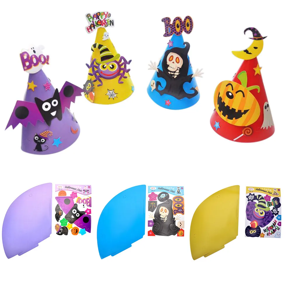 1 шт. модный костюм ведьмы с острым принтом вечерние шапки для женщин и мужчин