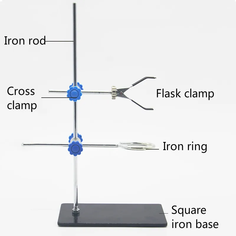 Небольшая металлическая стойка 30 см портативная квадратная Опора с крестовым
