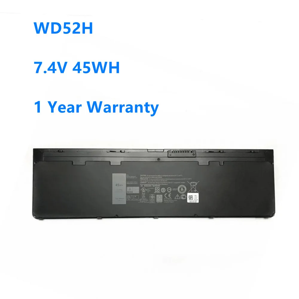 

WD52H Новый аккумулятор для ноутбука DELL Latitude E7240 E7250 E7270 W57CV F3G33 0W57CV GVD76 VFV59 Аккумулятор 7,4 в 45 Вт/ч