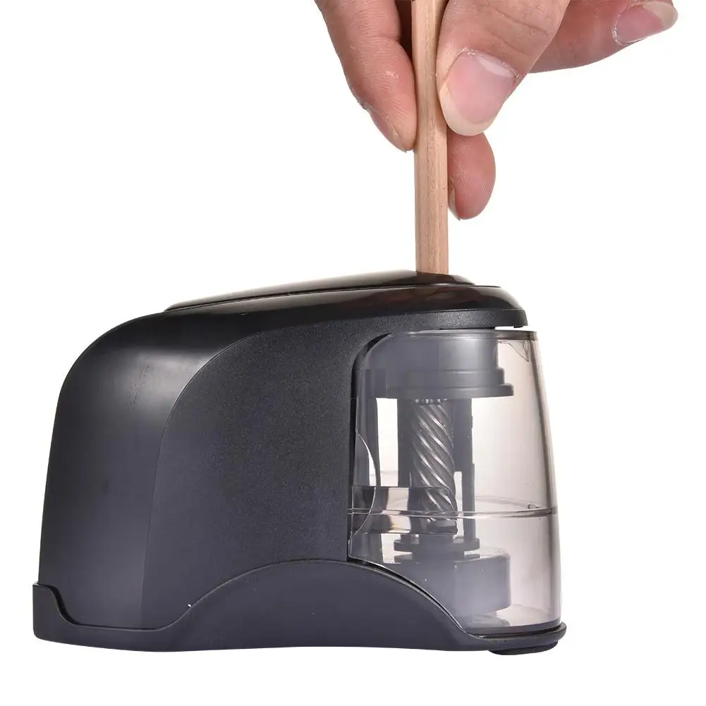 

Electric Pencil Sharpener Protable Pencil Sharpener Heavy Helical Steel Blade For Student Kids Pencils For School Supplies