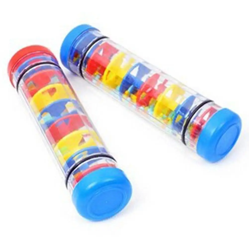 

Baby Hand Shaking Musical Toys Rainbow Hourglass Rainmaker Rain Stick Montessori Early Educational Instrument Toys For Toddler