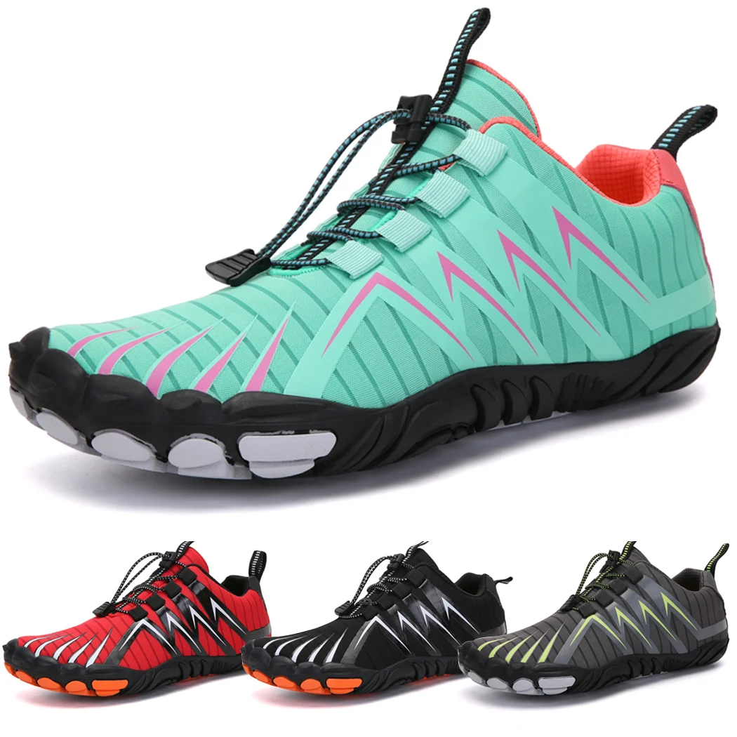 2021 new Aqua shoes five-finger swimming shoes 34-47 size beach sports shoes fashion men's fitness shoes couple water shoes