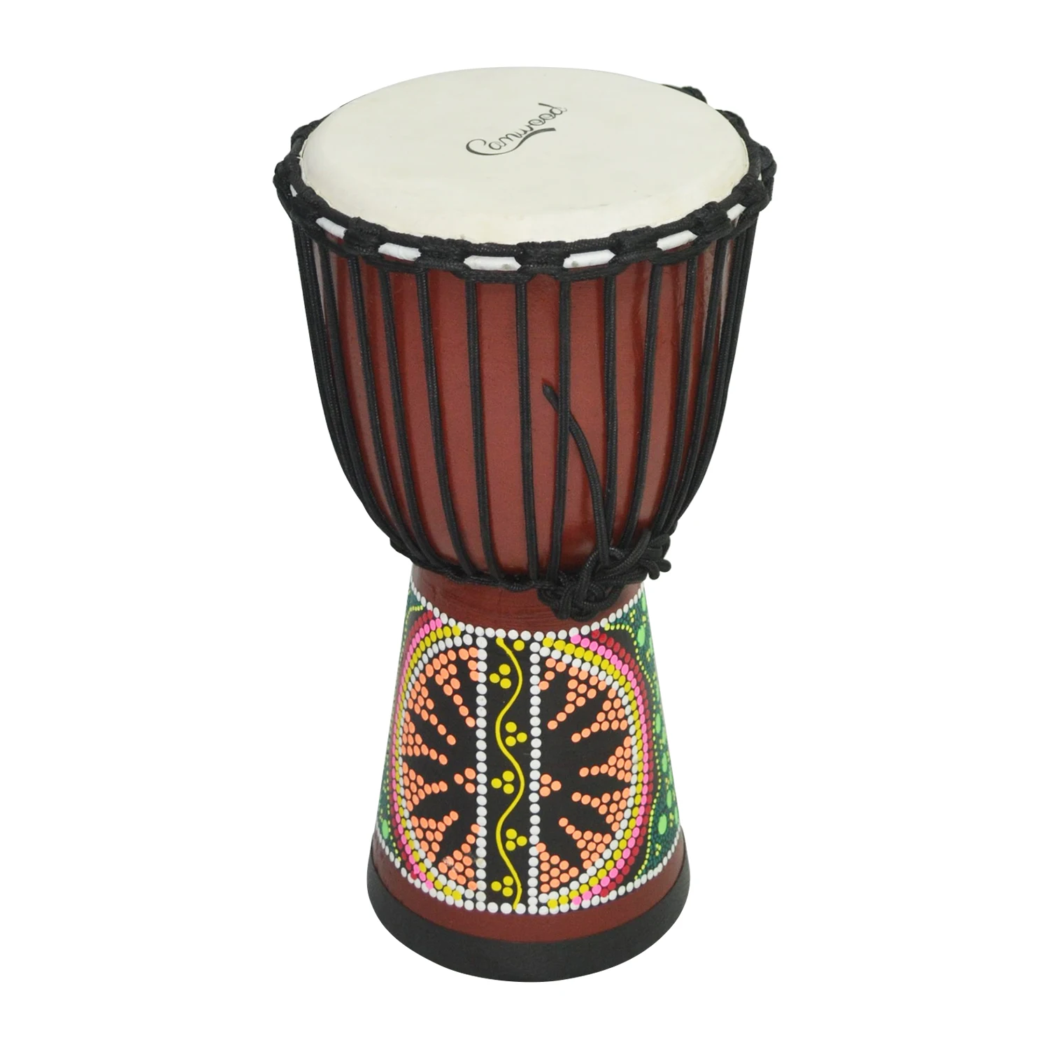 Деревянный Африканский барабан Camwood 8/10/12 дюймов Djembe ударный музыкальный