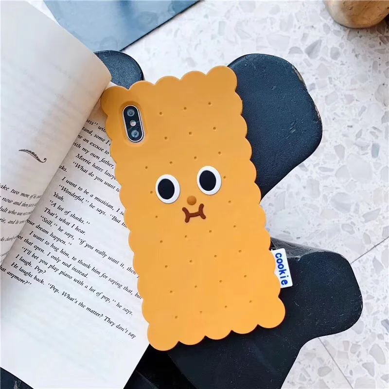 Kawaii торт для бисквита хлеба Мягкий силиконовый чехол телефона оригинал iphone XR XS MAX