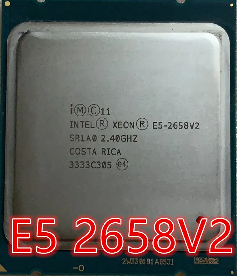 Процессор intel 10 ядер и 20 нитей 2 4G 95W 2011 E5 2658 V2|Процессоры| |