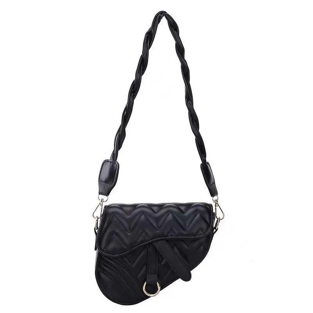 

Ladies bags 2021 new full leather saddle bag luxury leather handbags handbag shoulder diagonal bag lipstick bag designer bags