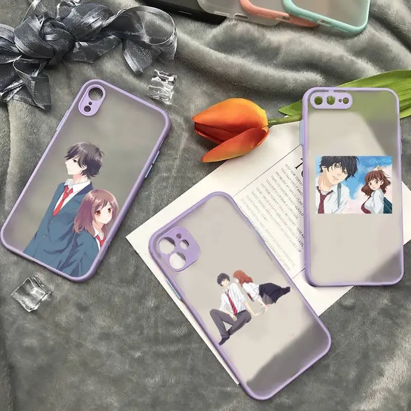 

Ao Haru Ride Japan anime Phone Case matte transparent For iphone 7 8 11 12 plus mini x xs xr pro max cover