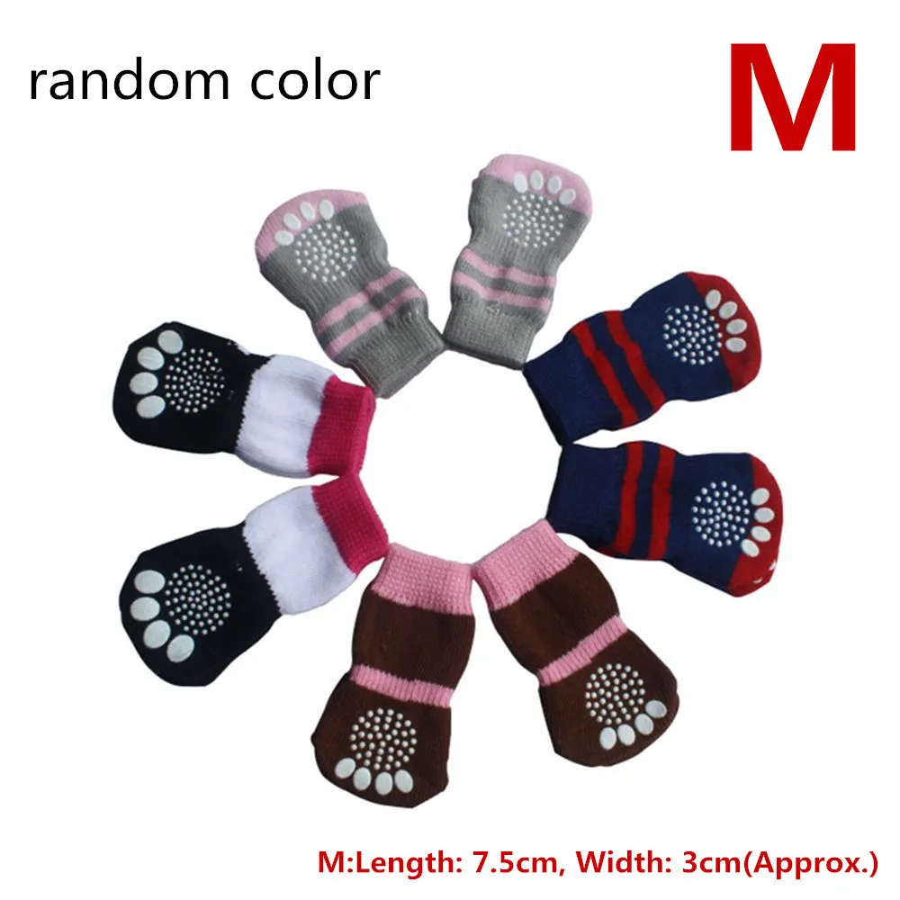 4 шт. милые теплые мягкие дышащие Нескользящие Хлопковые вязаные носки унисекс