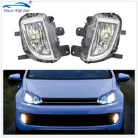 led light for vw golf 6 a6 mk6 cabriolet gti 2012 2013 2014 2015 2016 car styling led fog light fog lamp with bulbs