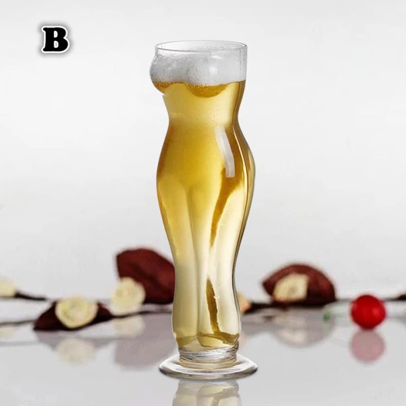 Креативные пивные бокалы с человеческим телом забавные для красоты виски водки