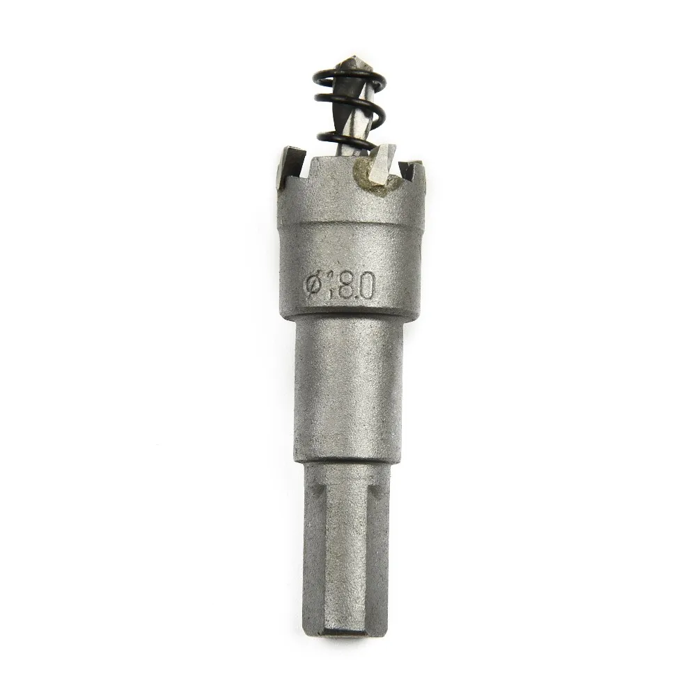 15-55mm Metal Cutter Carbide Tip TCT Carbide Tip Core Drill Bit Hole Saw Woodworking Cutter Stainless Steel Alloy Metal Drilling