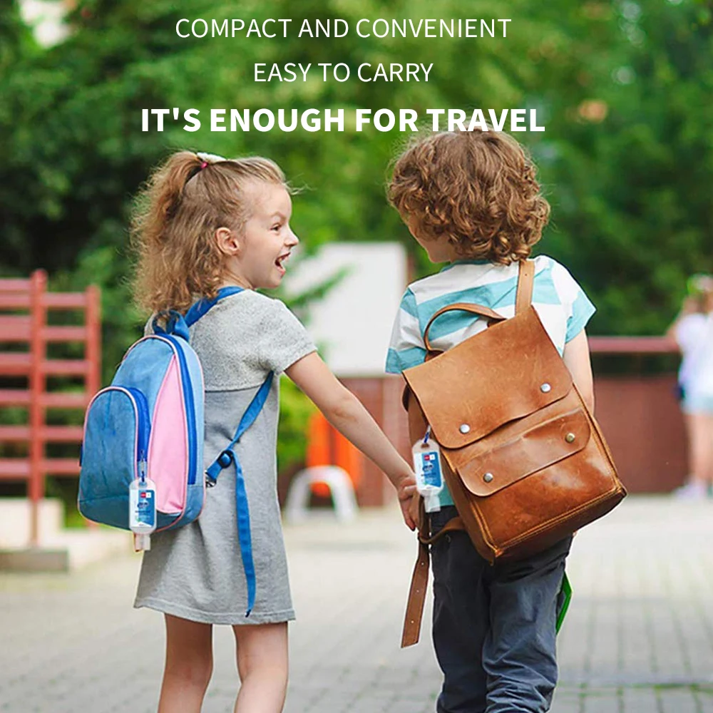 2020 50 мл многоразовая бутылка Пластиковый Карабин крючок с контейнером