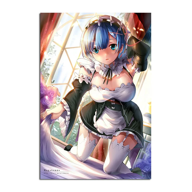 Постер Re Zero Kara Hajimeru Isekai Seikatsu наклейка на стену домашний декор для спальни
