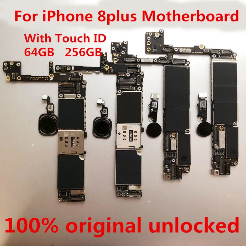 Материнская плата для iPhone 8PLUS разблокированная 100% оригинальная материнская iphone