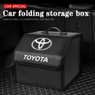 Автомобильный багажник, коробка для хранения, складной органайзер, сумка для Toyota Corolla Camry Yaris Aygo Hilux GT86 Prius RAV4 CHR Auris Avensis Vios