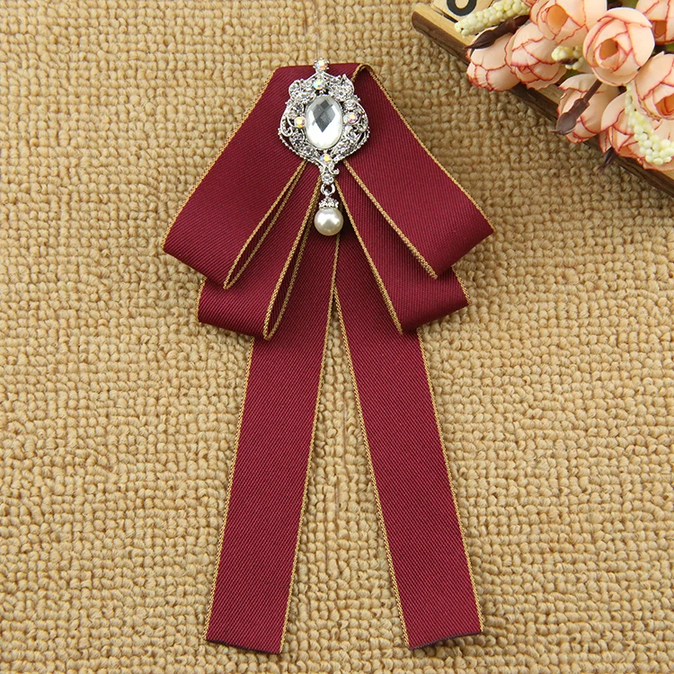 

Elegant Ribbon Bowtie Female Girl Adjustable Suit Shirt School Uniform Butterfly Office Women Accessory Gifts Butterfly