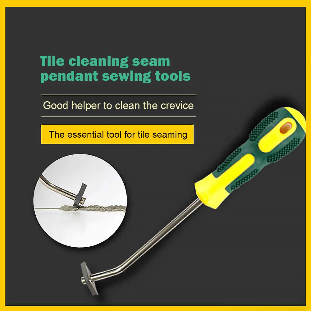 

Professional Ceramic Tile Construction Grout Remover Handheld Wall Tile Seam Cleaning Tool Non-Slip For Floor Cement Hand Tool