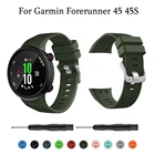 Цветные Ремешки для наручных часов Garmin Forerunner 45 45 S, силиконовый сменный ремешок для наручных часов Forerunner 45, аксессуары для умных часов