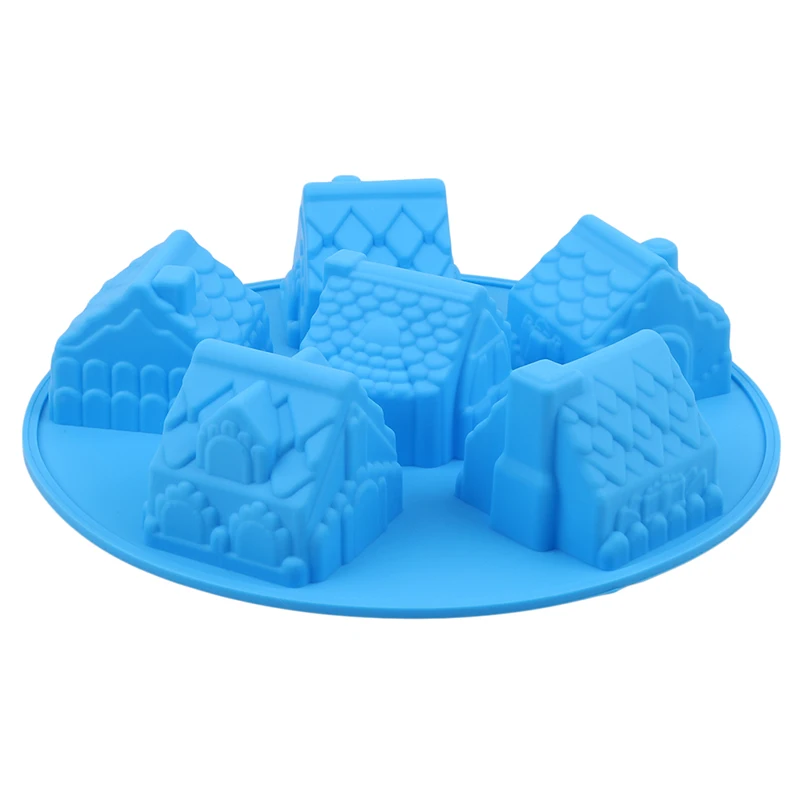 Удобная и креативная DIY силиконовые формы с 6 модулей дом Тип для Создание кубика