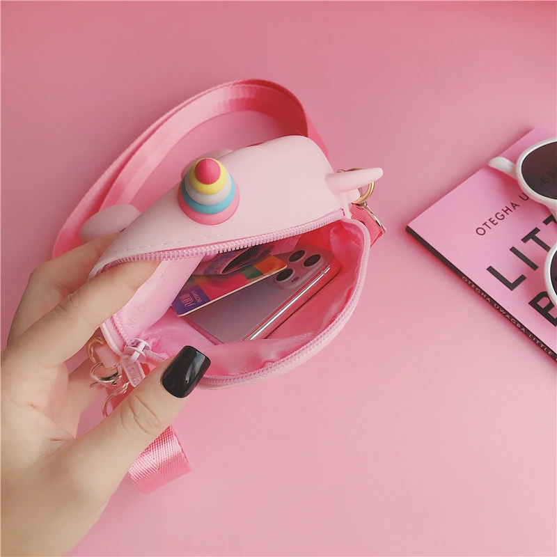 Женские сумки через плечо дизайнерские с мультяшным единорогом женская модная