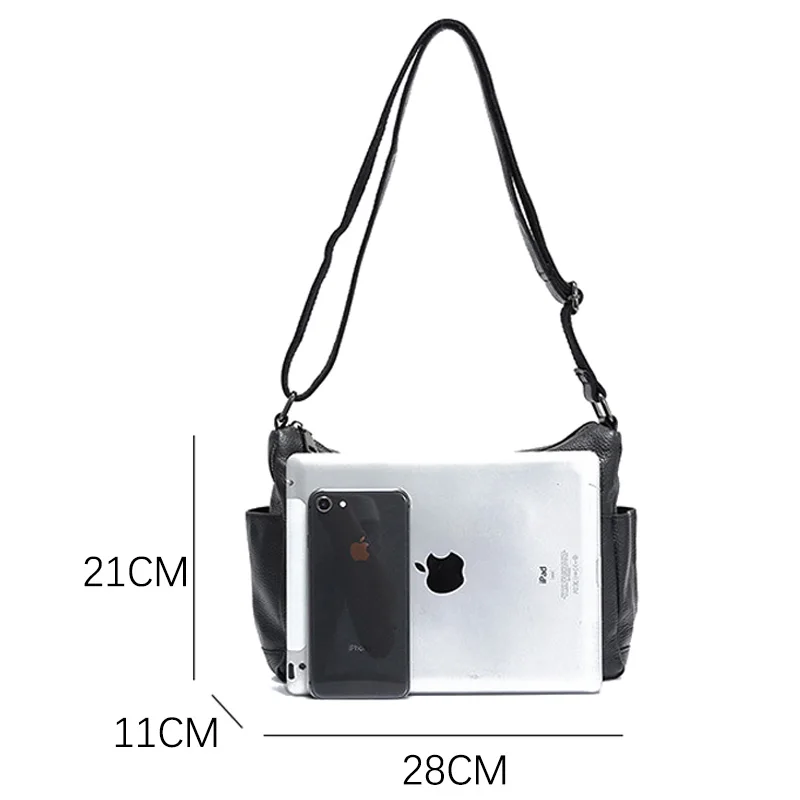 Сумка на плечо Zency женская из 100% натуральной кожи саквояж большой вместимости