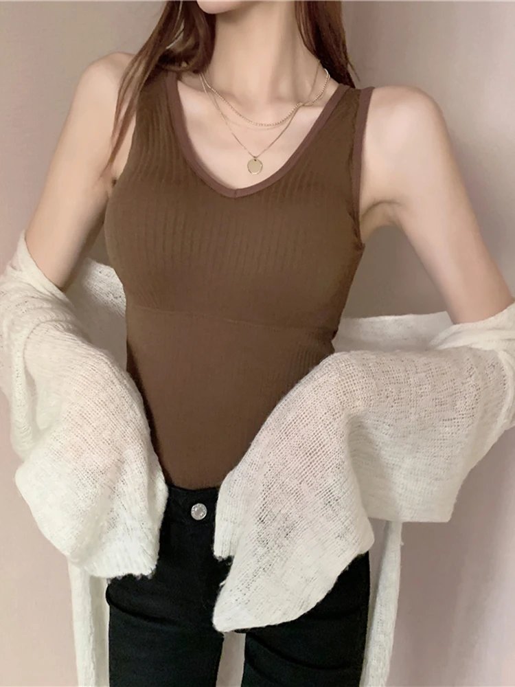 

2021 Autumn Fashion Knitted Patchwork Hollow Off Shoulder T-Shirt For Women Sleeve Slim Soft Skinny Crop