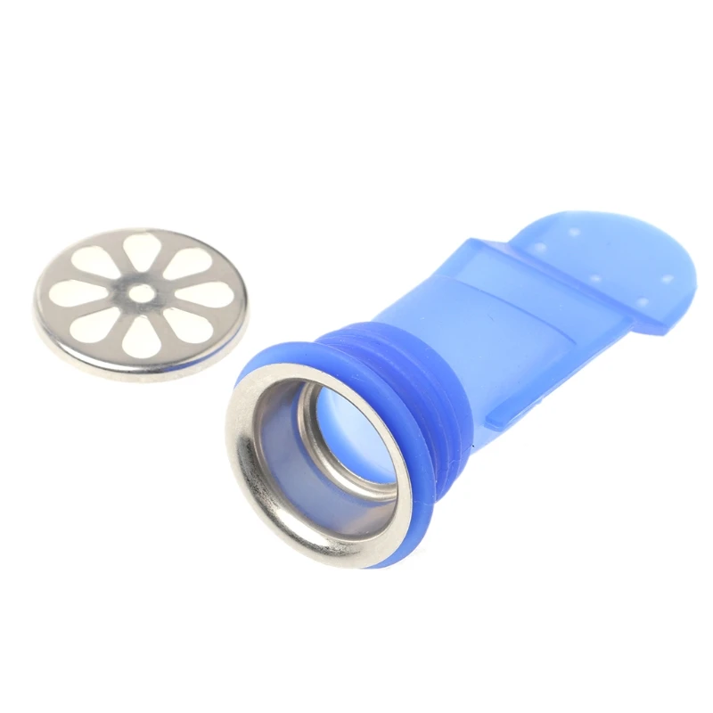 Синий разъем для ванны и душа с напольным трапом Раковина пробка фильтра из