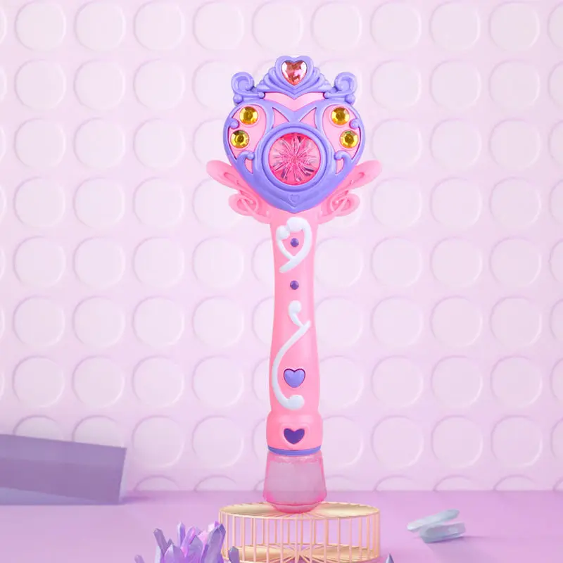 

Electric Bubble Machine Gun Kids Magic Wand Party Water Blower Toy Magic Wedding Soap Bubble Pomperos Outdoor Toy for Girls