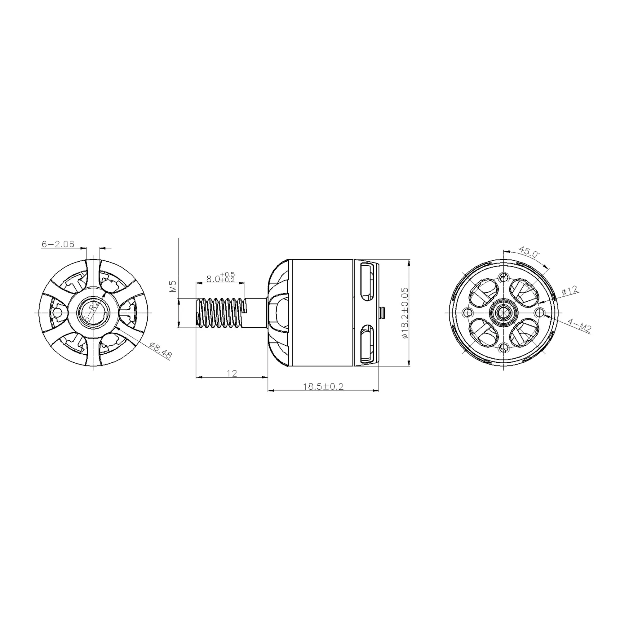 GEPRC GR1408 2500KV 3500KV 3750KV бесщеточный двигатель для короны серии Cinewhoop дрона FPV DIY