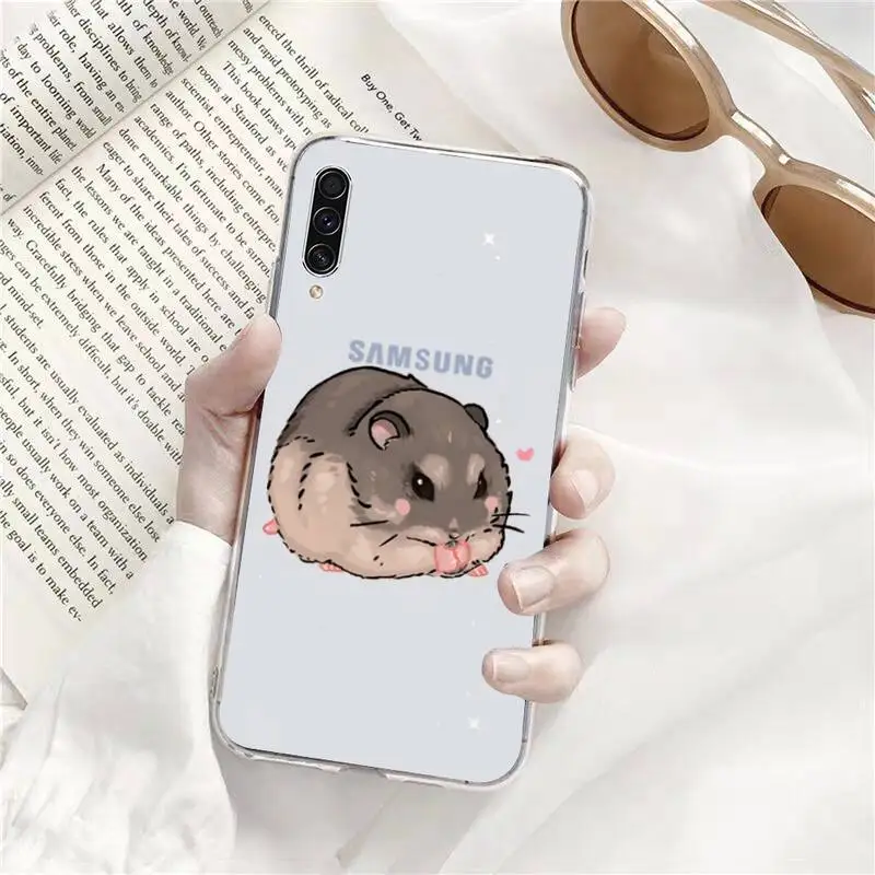 

Hamsters cartoon lovely Phone Case Transparent for Samsung s9 s10 s20 Huawei honor P20 P30 P40 xiaomi note mi 8 9 pro lite plus