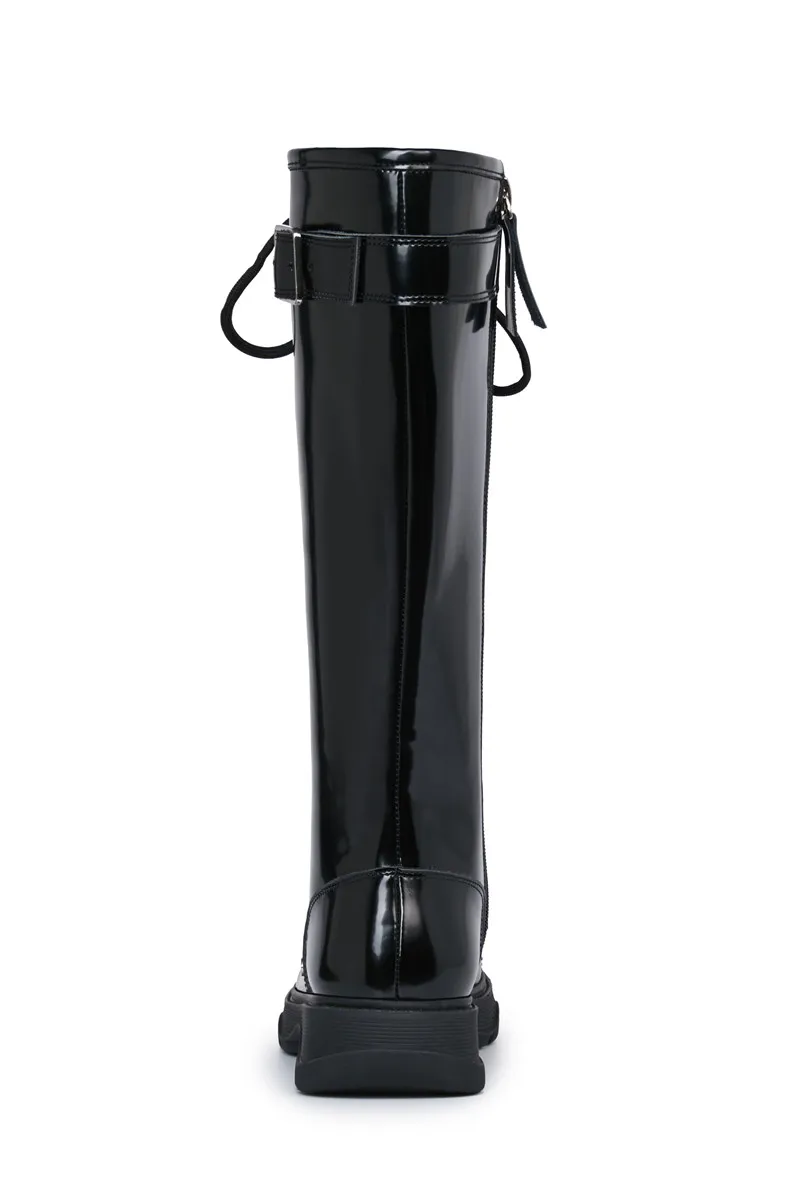 MoonMeek/2020 Ботинки из натуральной кожи Повседневная женская обувь на низком каблуке