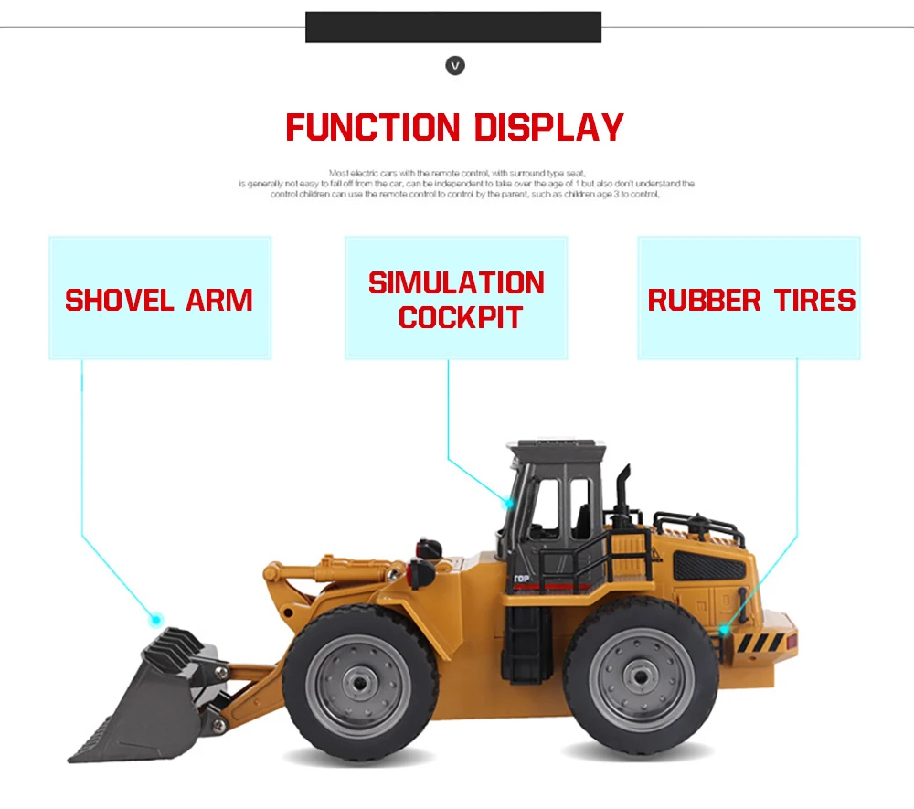 huina 116 радиоуправляемый грузови