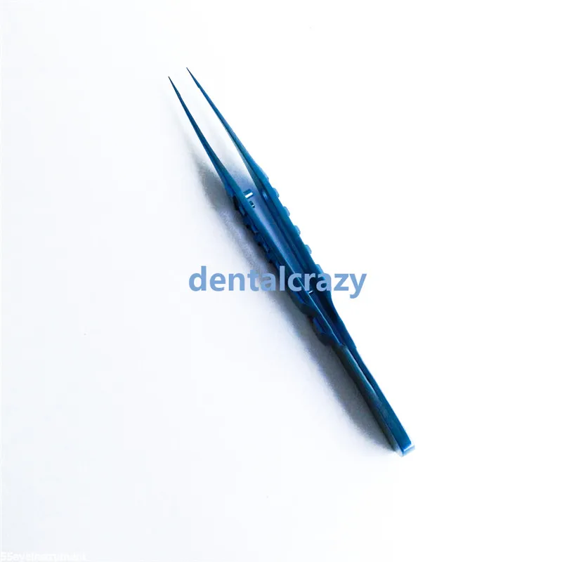 Титановый прямой шовный Пинцет 85 мм офтальмологический инструмент для глаз |