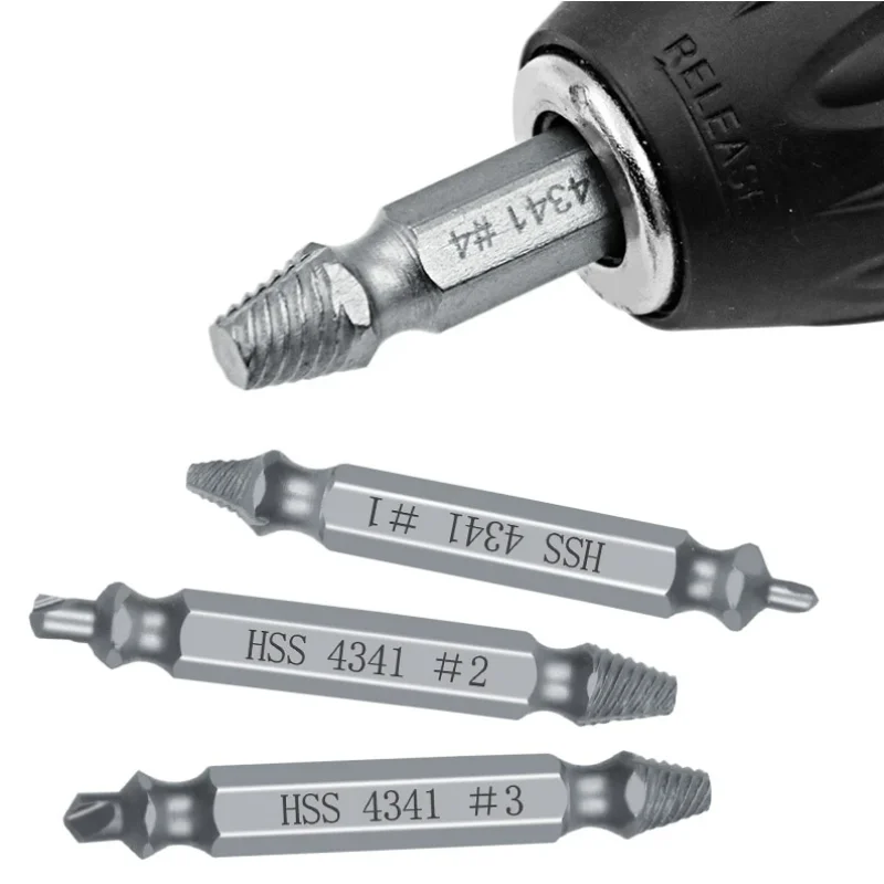 Набор сверл для извлечения поврежденных винтов комплект направляющих быстрого и