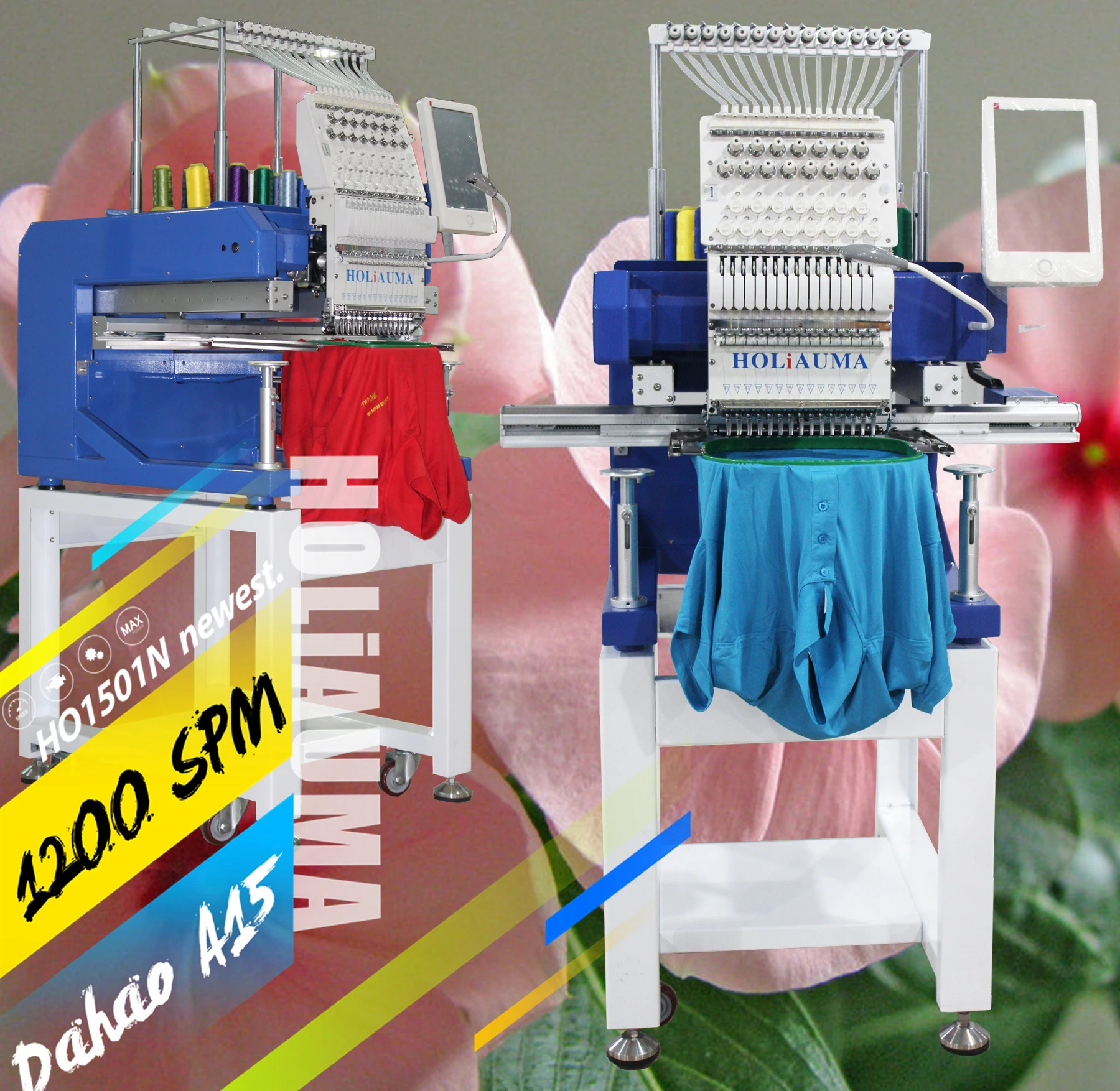 Многофункциональная машина для вышивки с одной головкой компьютеризированная