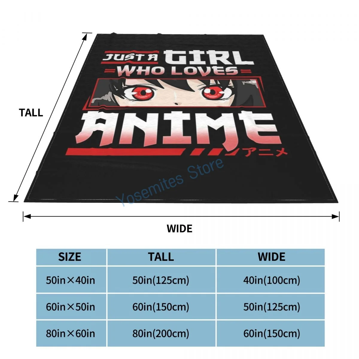 Зимнее Фланелевое покрывало для девочки которая любит аниме-косплей
