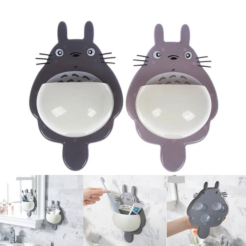Многофункциональный держатель для зубной щетки мультяшный Тоторо сильная